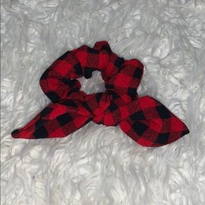 Plaid Hair Scrunchie